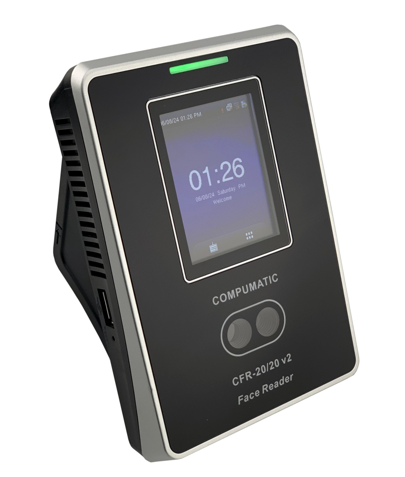 Compumatic CFR-20/20 v2 Face Reader Biometric Facial Recognition Time Clock