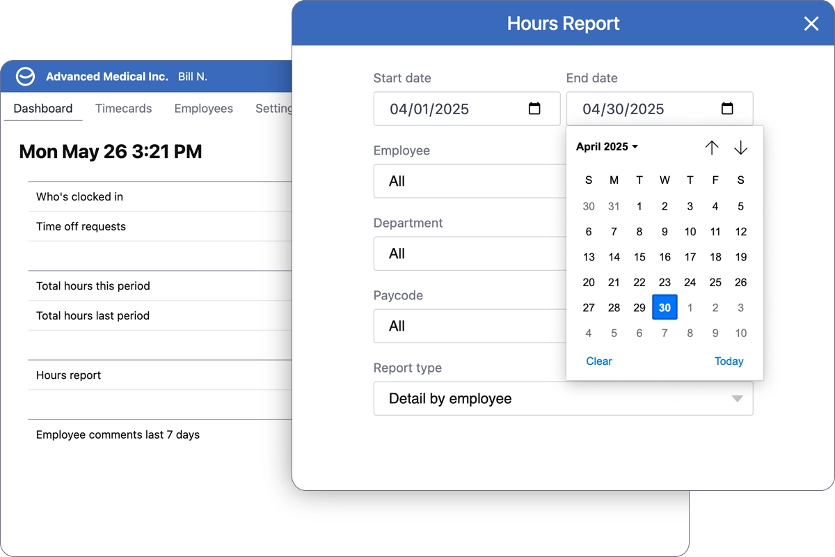 Custom reports